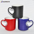 Sublimation Farbe ändern Becher -Heart Griff Becher